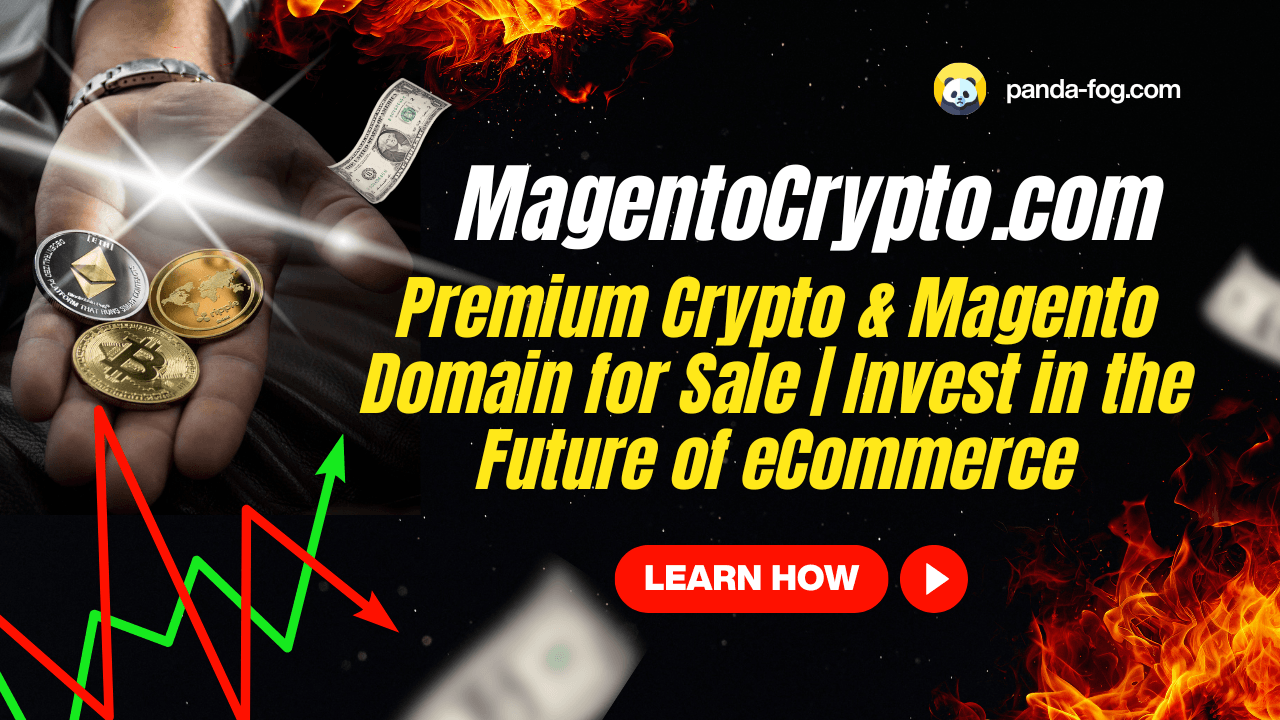 MagentoCrypto.com for Sale  Premium Crypto Domain Investment