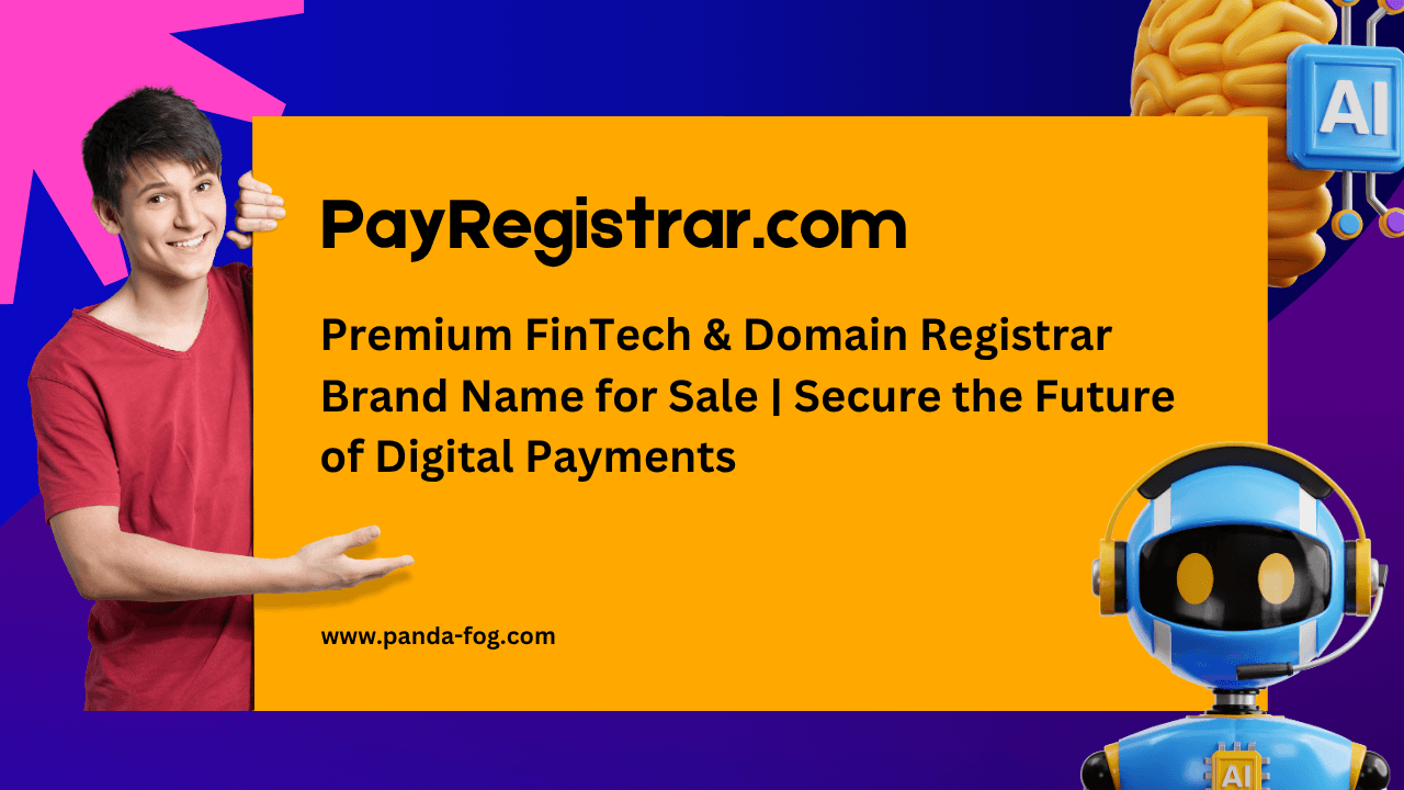 PayRegistrar.com for Sale A Premium FinTech Domain Built for Trust and Growth