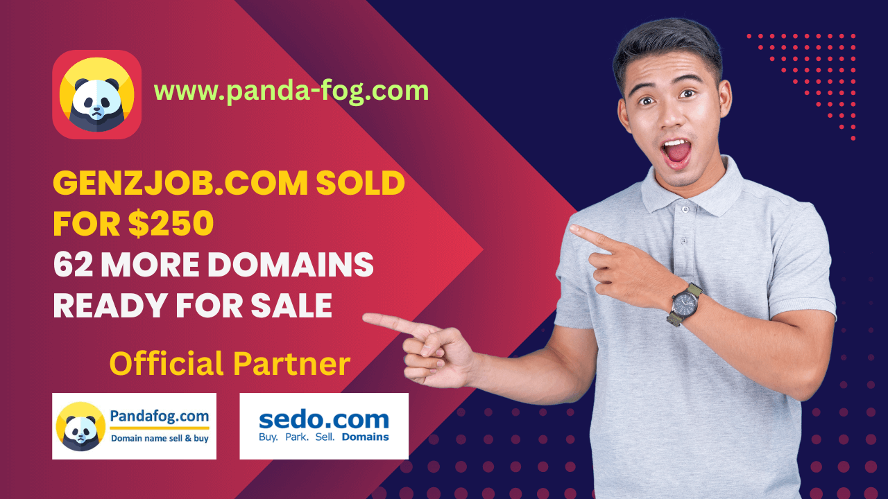 GenZJob.com Sold for $250 – 62 More Domains ready for sale