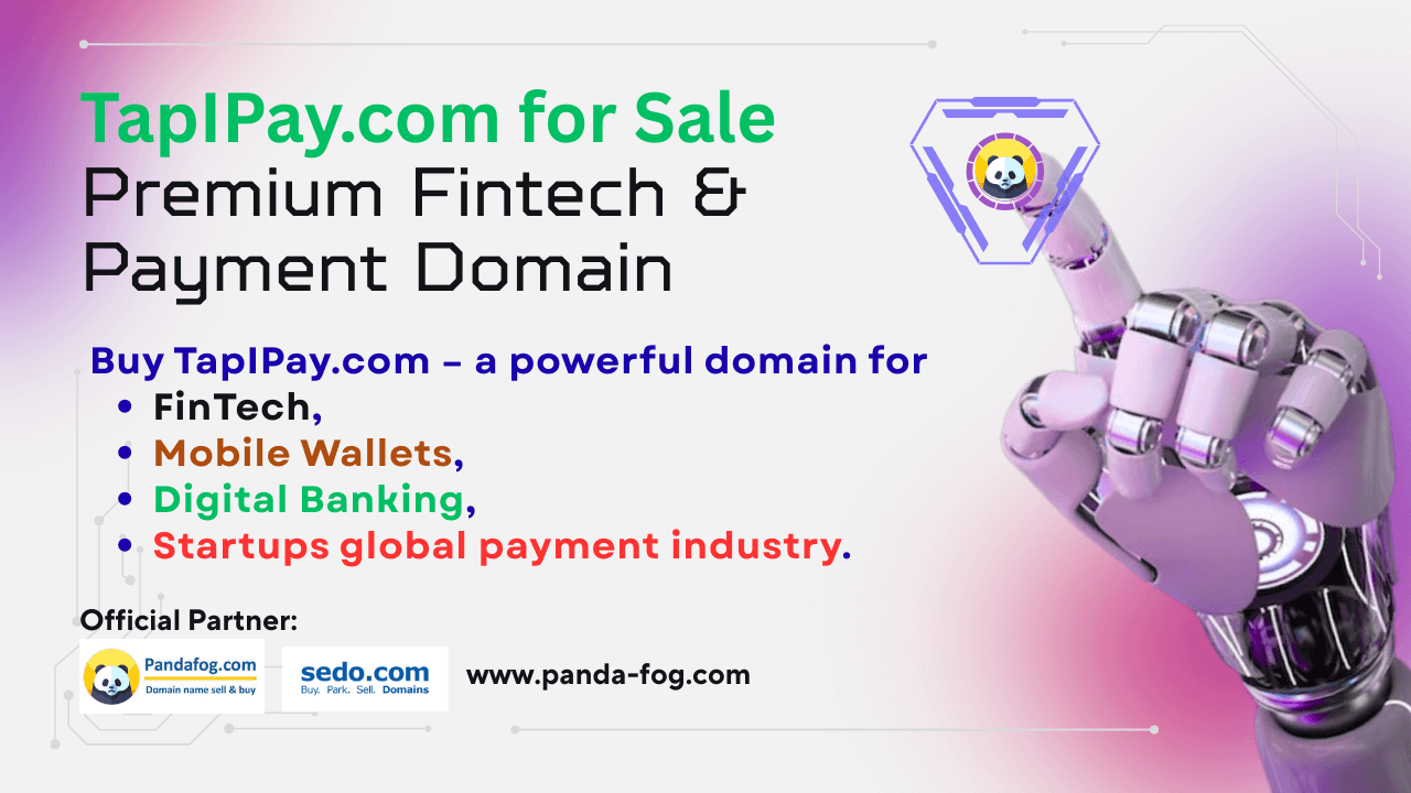 TapIPay.com for Sale | Premium Fintech & Payment Domain